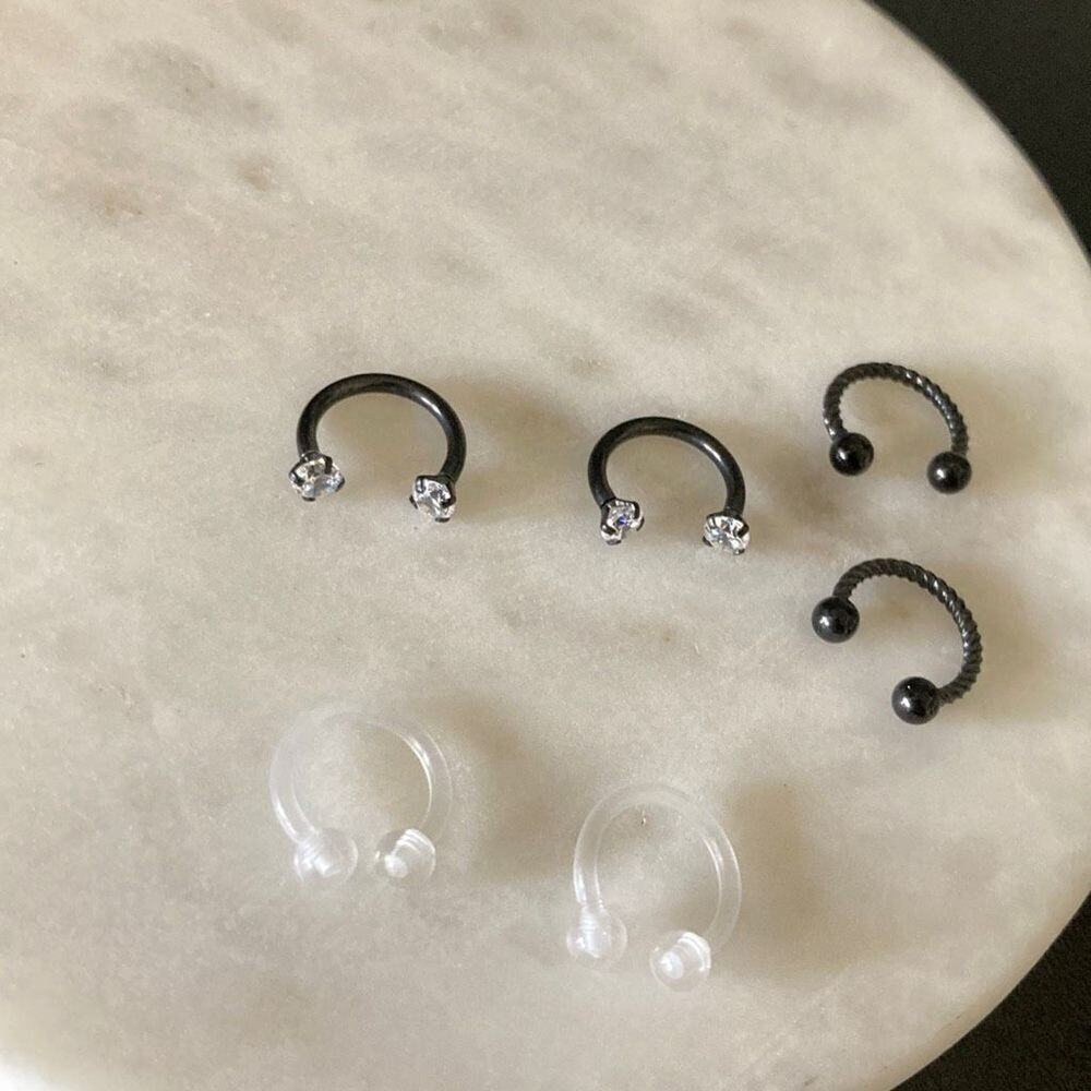 nose, ring, jewelry 16g